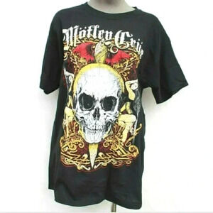 New MENS Motley Crue Concert Graphic T-Shirt Large
